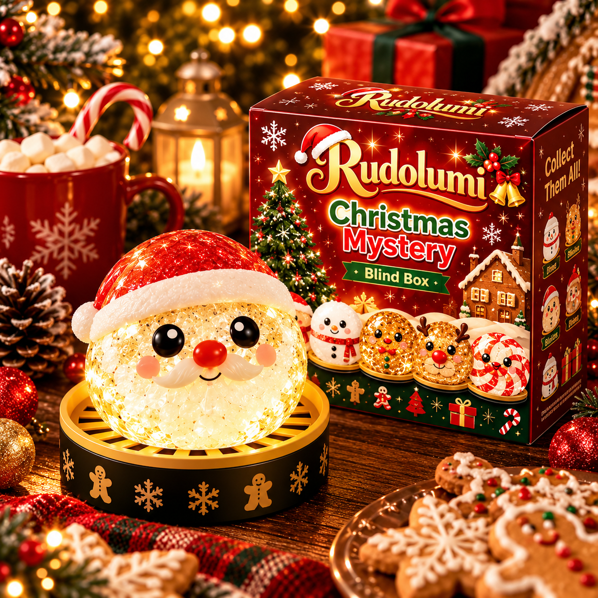 Rudolumi Christmas Magic Glow Squishy Toy