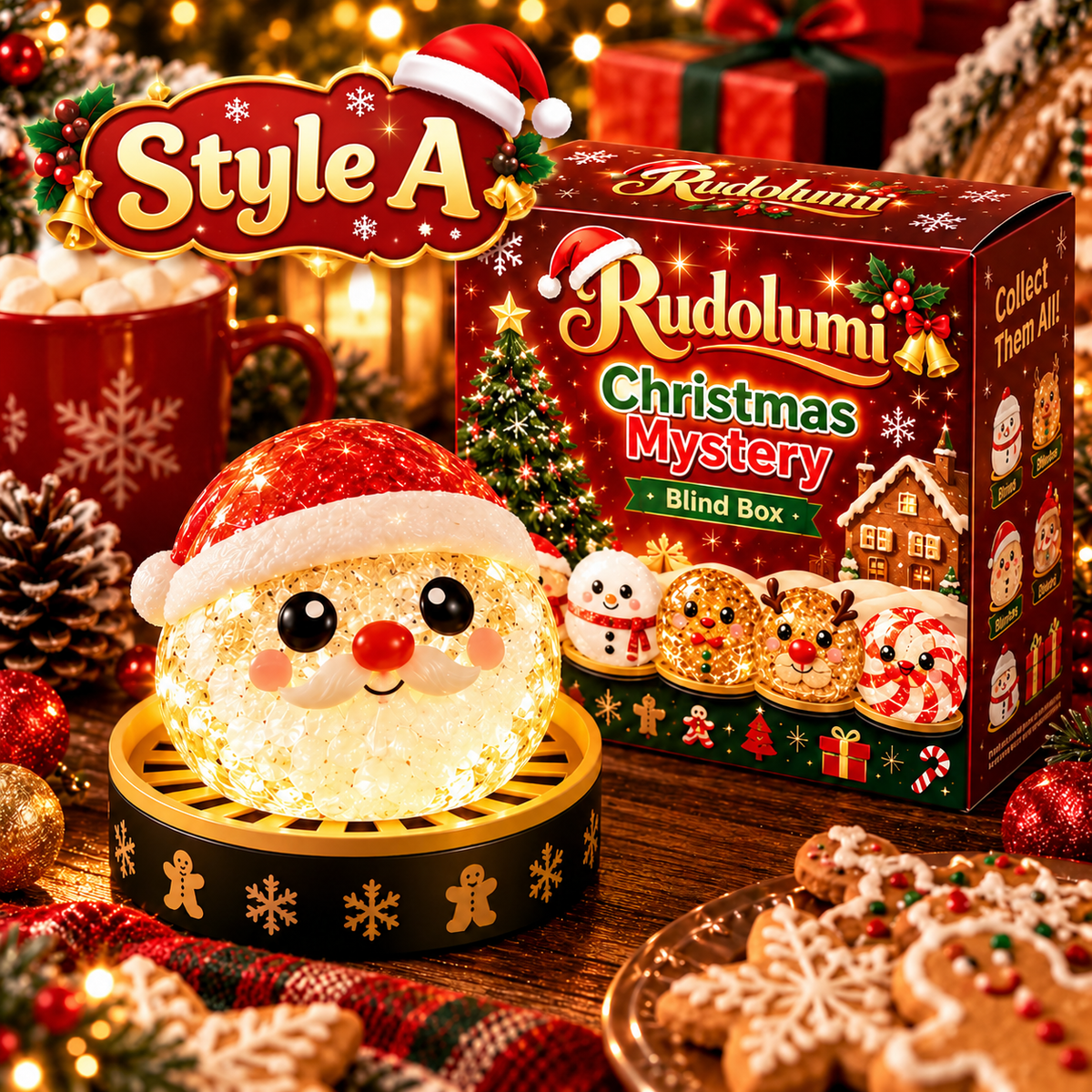 Rudolumi Christmas Magic Glow Squishy Toy