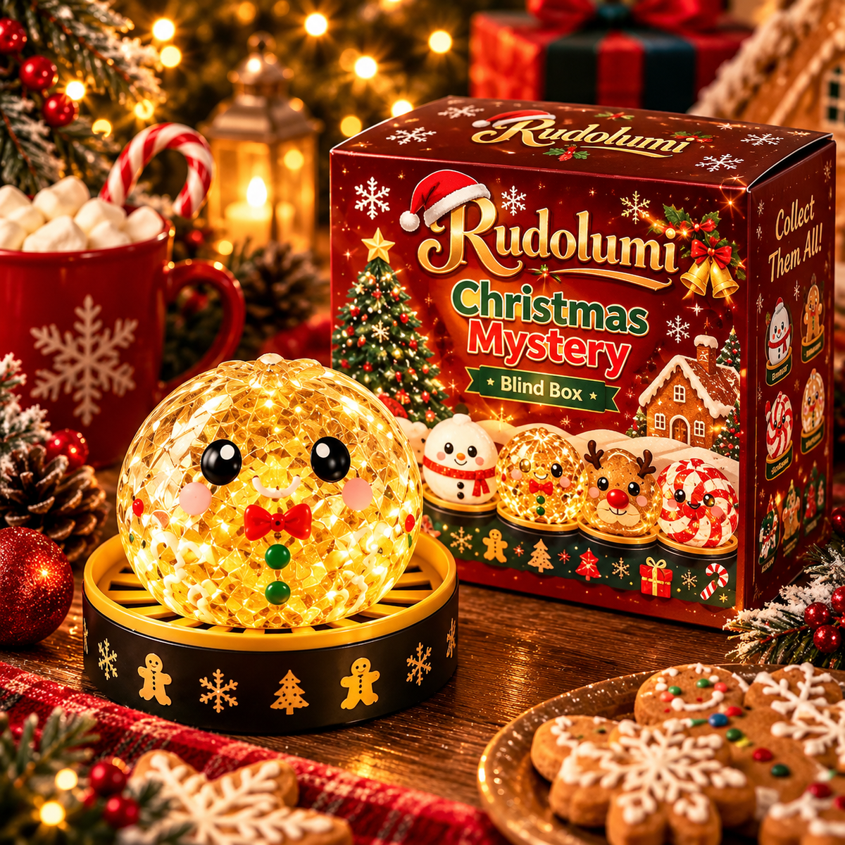 Rudolumi Christmas Magic Glow Squishy Toy