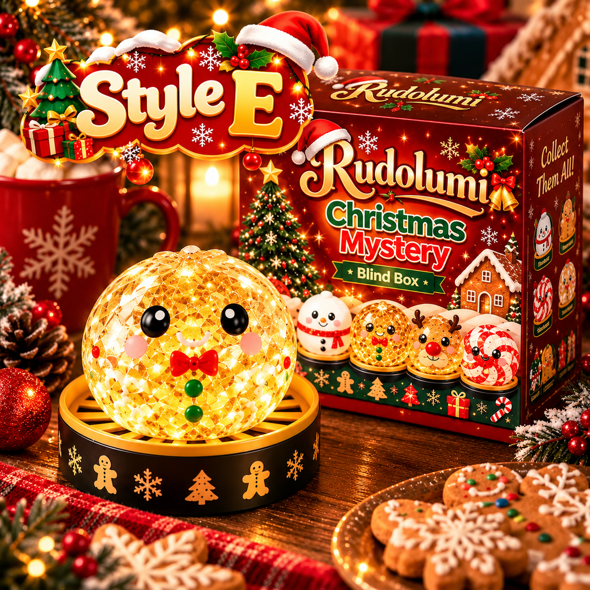 Rudolumi Christmas Magic Glow Squishy Toy