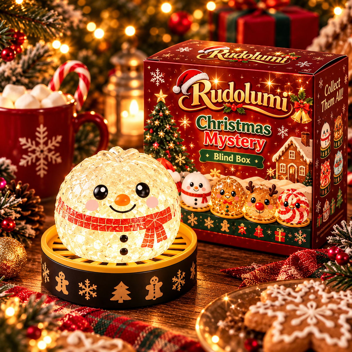 Rudolumi Christmas Magic Glow Squishy Toy