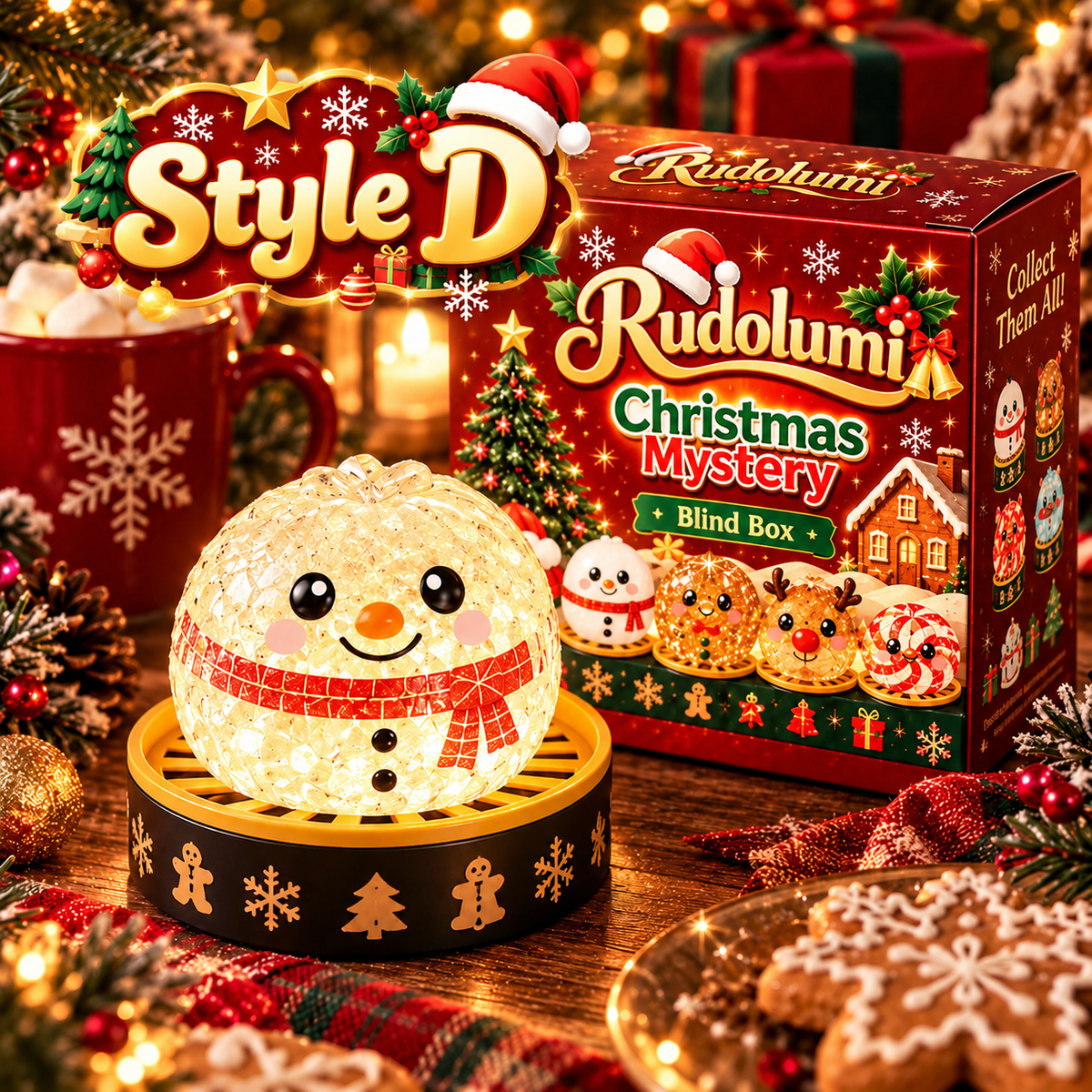 Rudolumi Christmas Magic Glow Squishy Toy