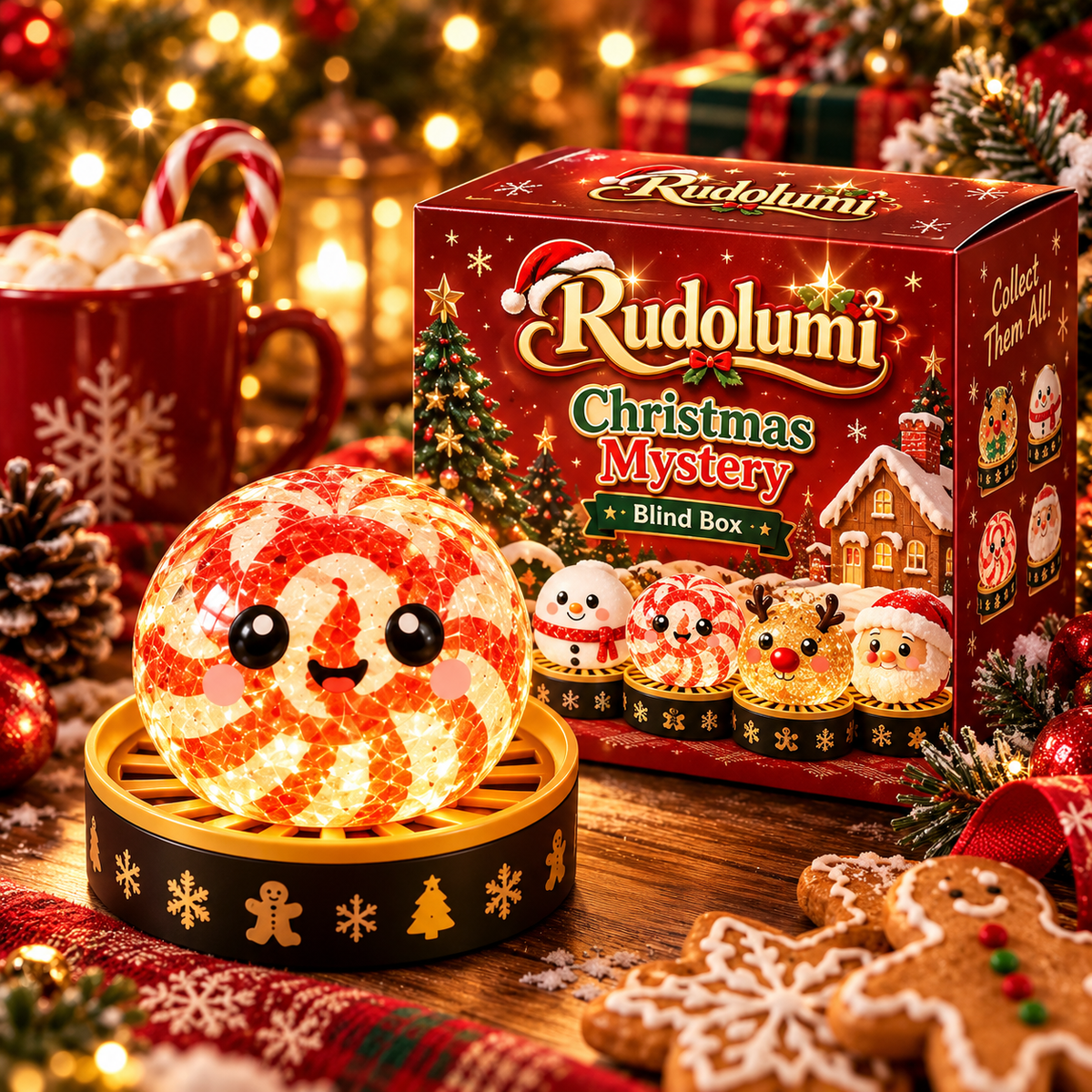 Rudolumi Christmas Magic Glow Squishy Toy