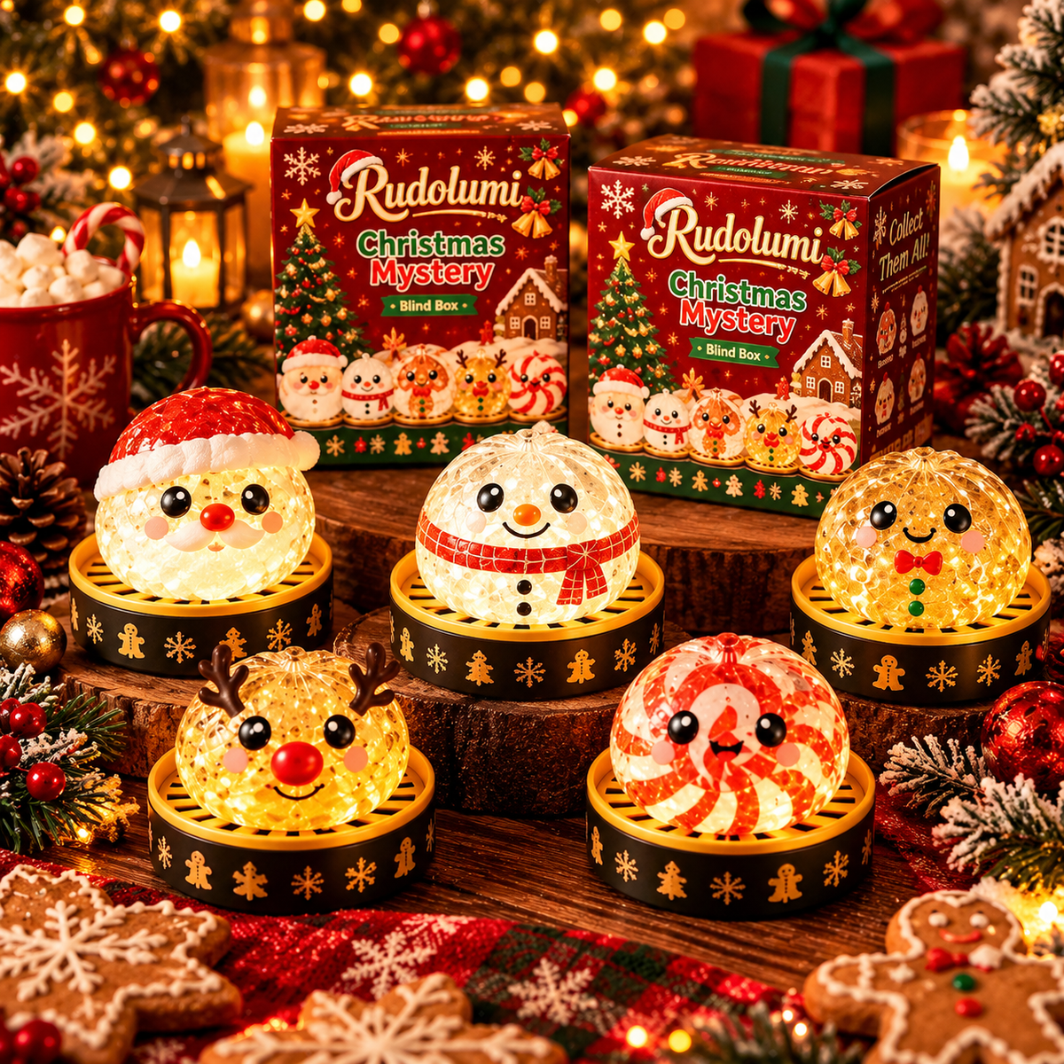 Rudolumi Christmas Magic Glow Squishy Toy