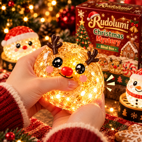 Rudolumi Christmas Magic Glow Squishy Toy