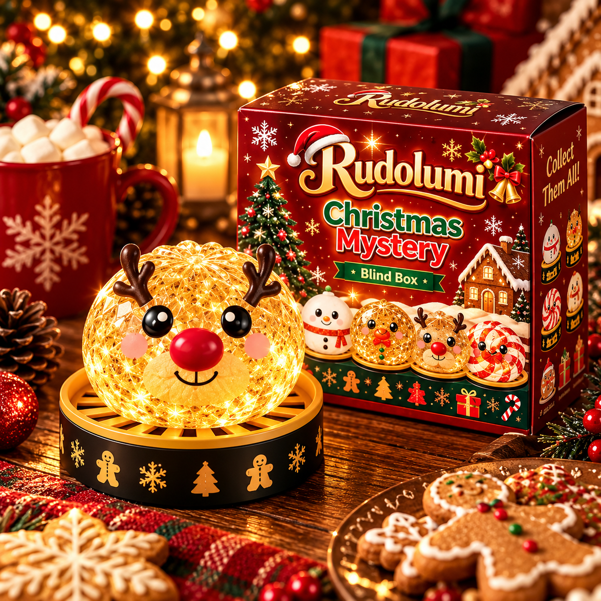 Rudolumi Christmas Magic Glow Squishy Toy